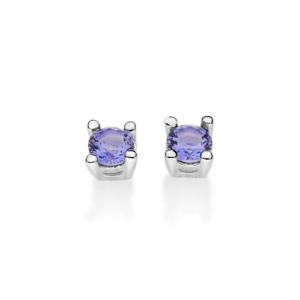 BRINCO SOLITÁRIO DE PRATA MACIÇA 925 COM ZIRCÔNIAS - TAM.ÚNICO 8203000024