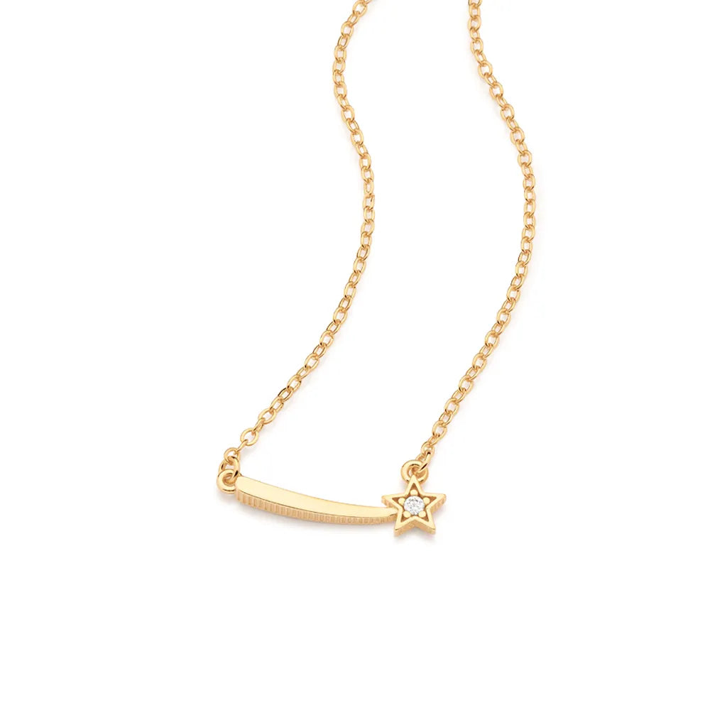 GARGANTILHA VARINHA DE CONDÃO BIBBIDI BOBBIDI BOO BANHADA A OURO 18K COM ZIRCÔNIA - TAM.42 5326074206 5326074206