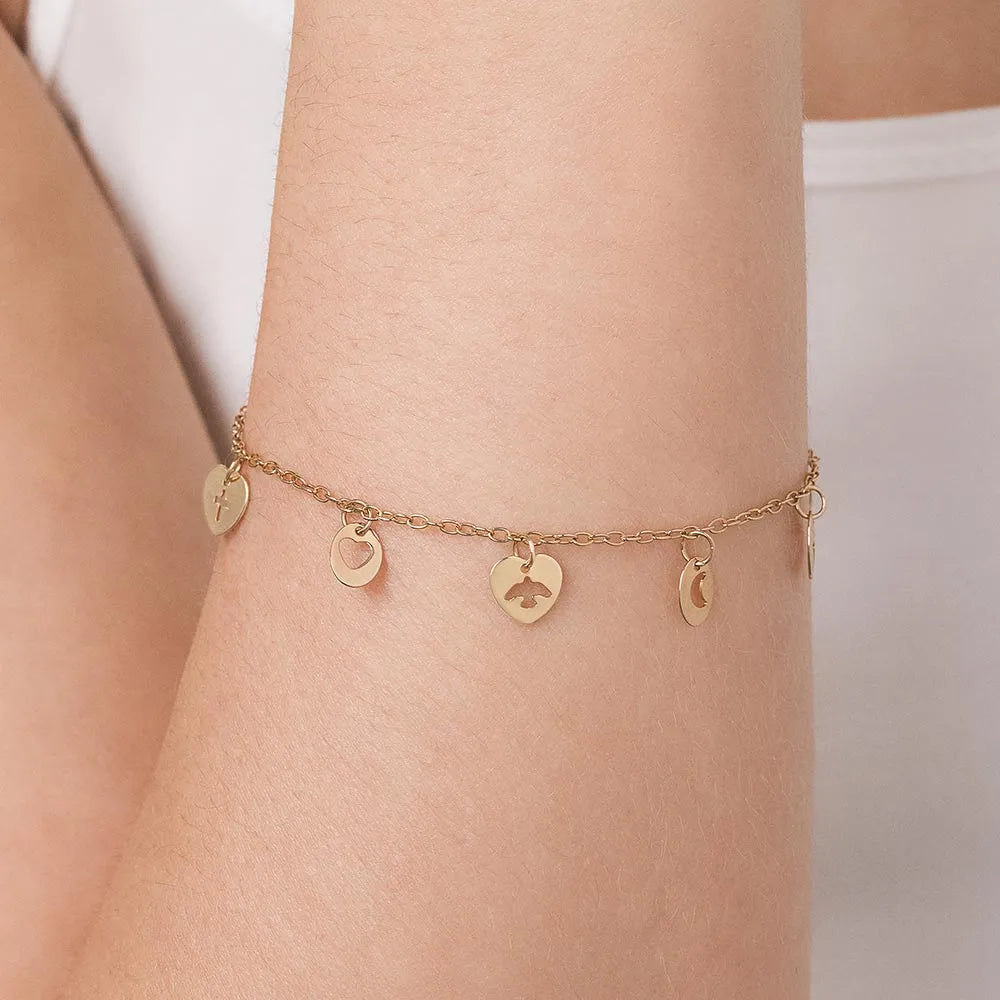 PULSEIRA BANHADA A OURO 18K - TAM.20 5522202000 5522202000