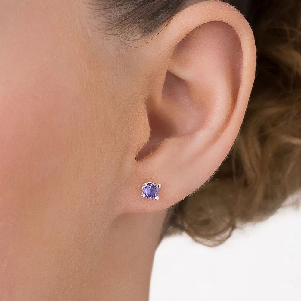 BRINCO SOLITÁRIO DE PRATA MACIÇA 925 COM ZIRCÔNIAS - TAM.ÚNICO 8203000024