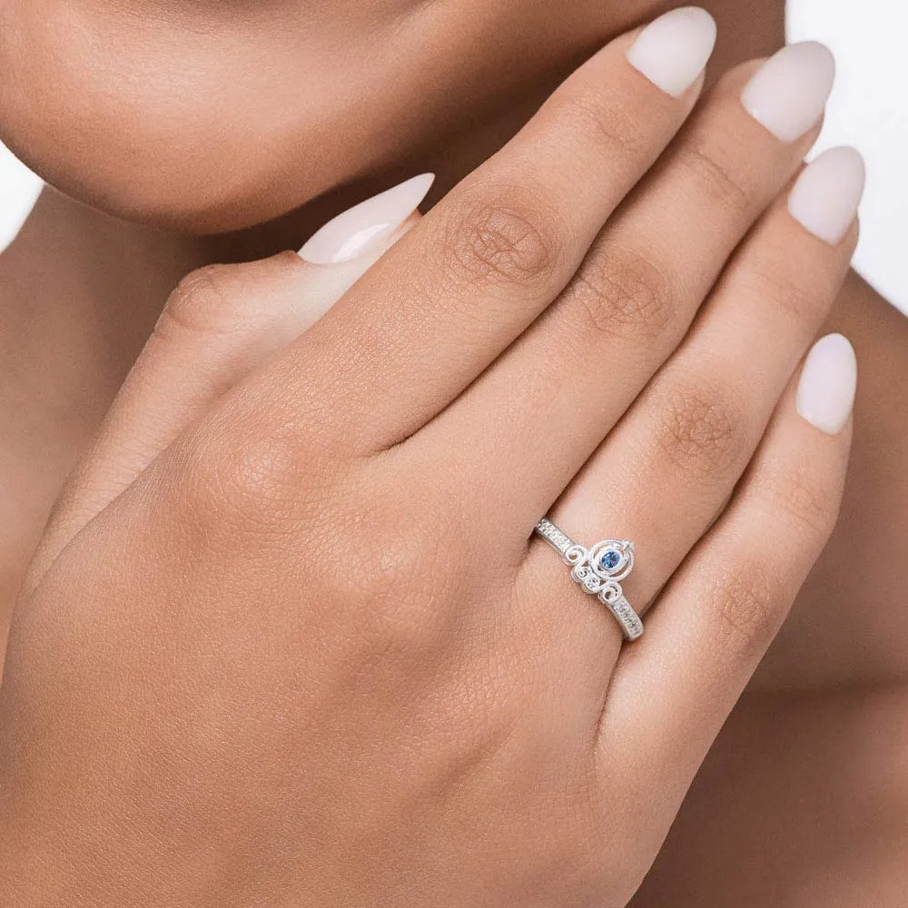 ANEL SKINNY CARRUAGEM DE PRATA MACIÇA 925 COM ZIRCÔNIAS 8103731207