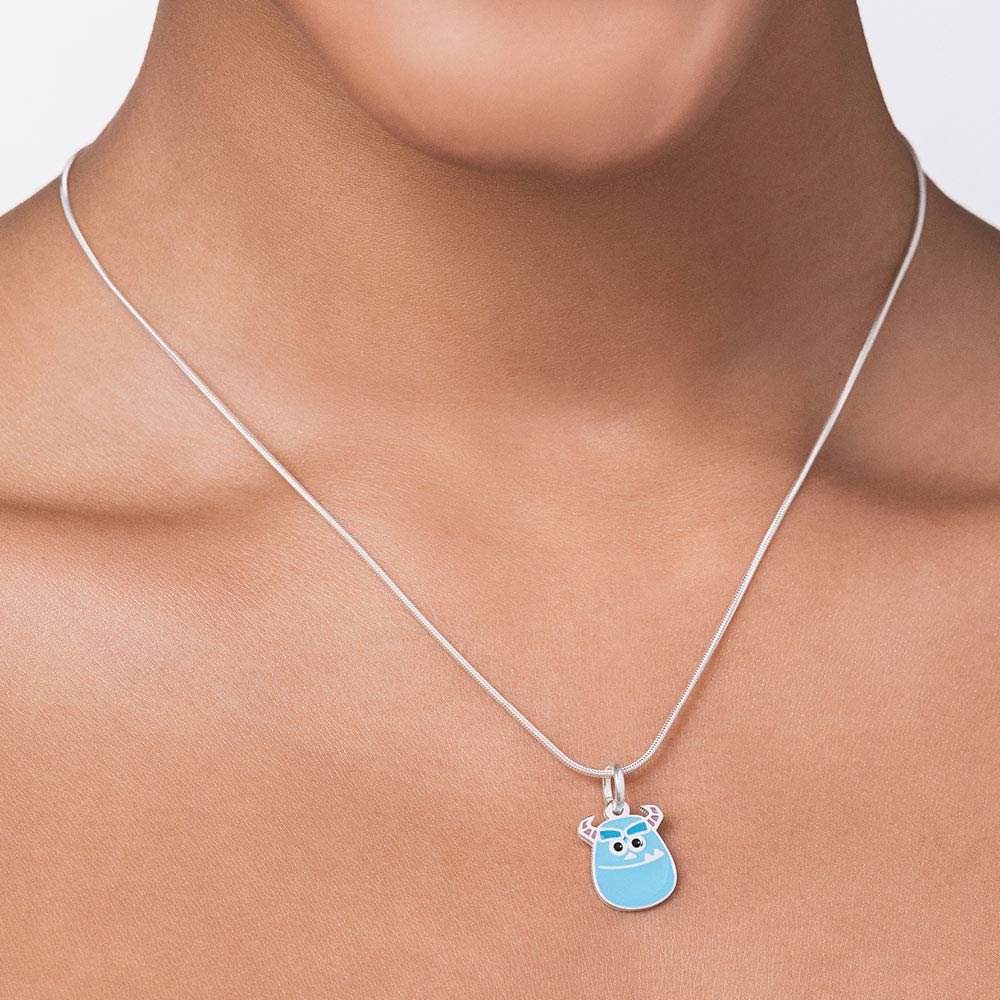 PINGENTE DO SULLEY DE PRATA MACIÇA 925 COM RESINA - TAM.ÚNICO 8402790014 8402790014