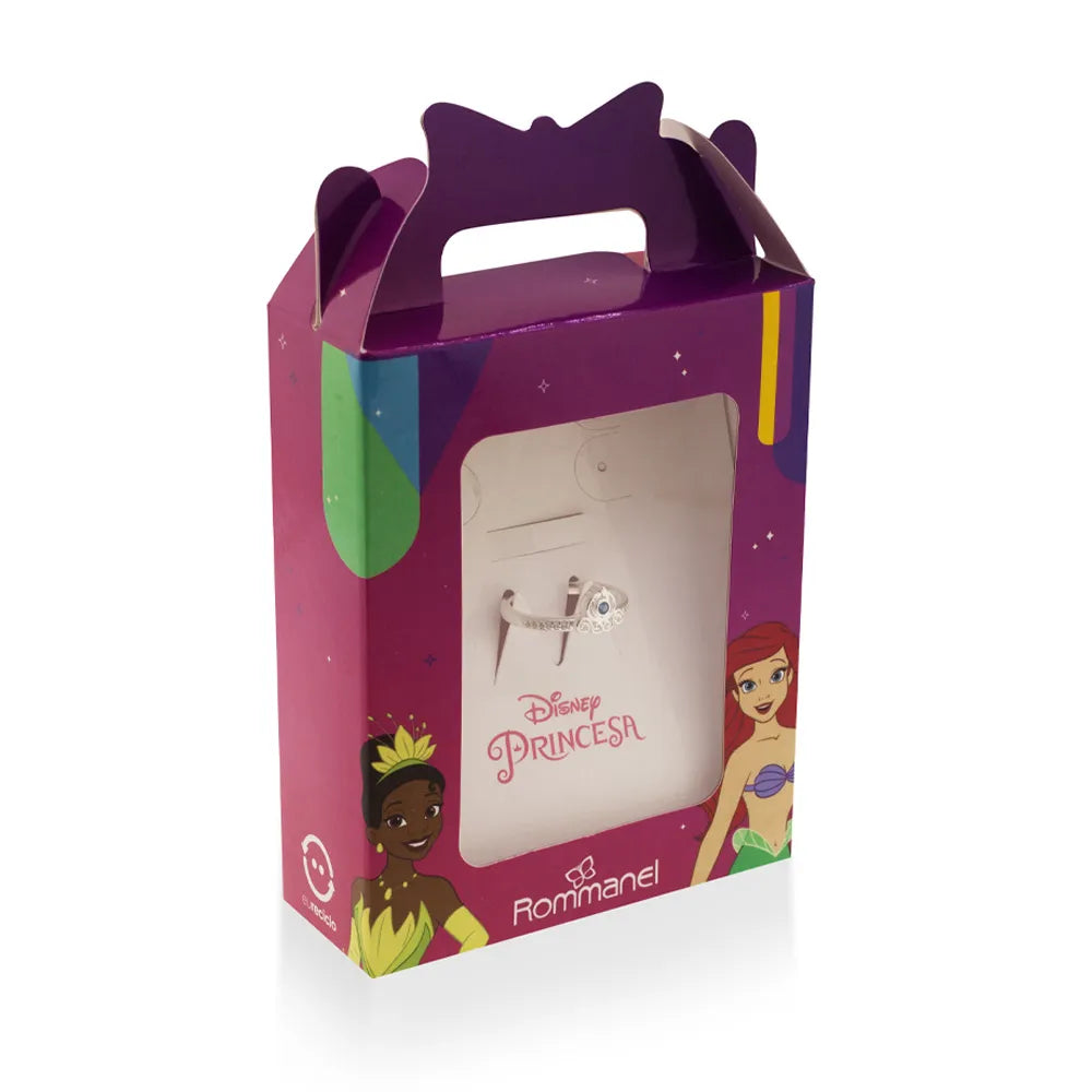 ANEL SKINNY CARRUAGEM DE PRATA MACIÇA 925 COM ZIRCÔNIAS 8103731207