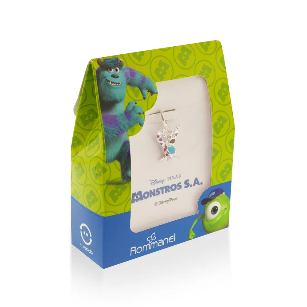 PINGENTE SULLEY EM 3D DE PRATA MACIÇA 925 COM RESINA - TAM.ÚNICO 8402820014 8402820014