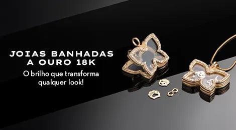 Joias banhadas a ouro 18k