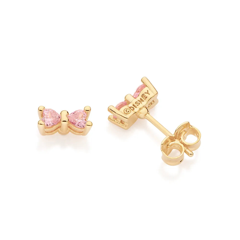 BRINCO LAÇO BANHADO A OURO 18K COM ZIRCÔNIAS - TAM.ÚNICO 5275350097