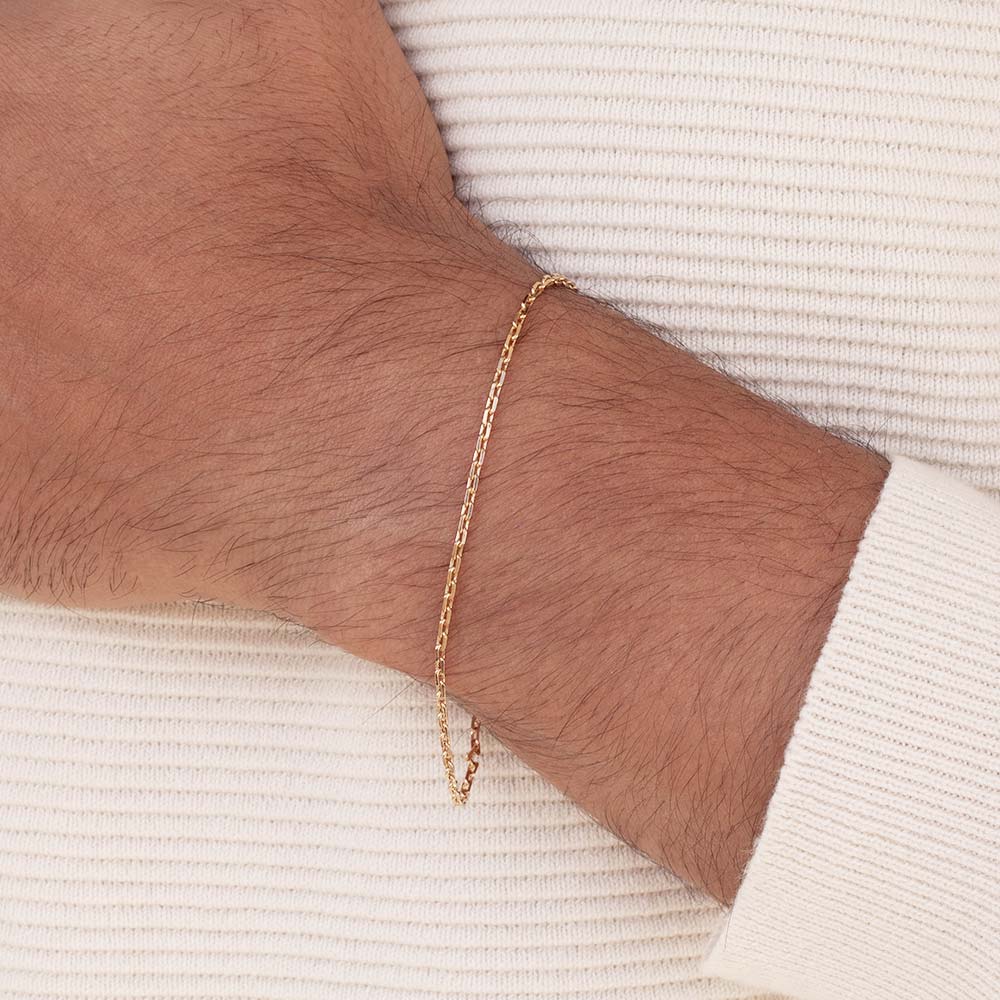 PULSEIRA BANHADA A OURO 18K - TAM.21 5522102100 5522102100