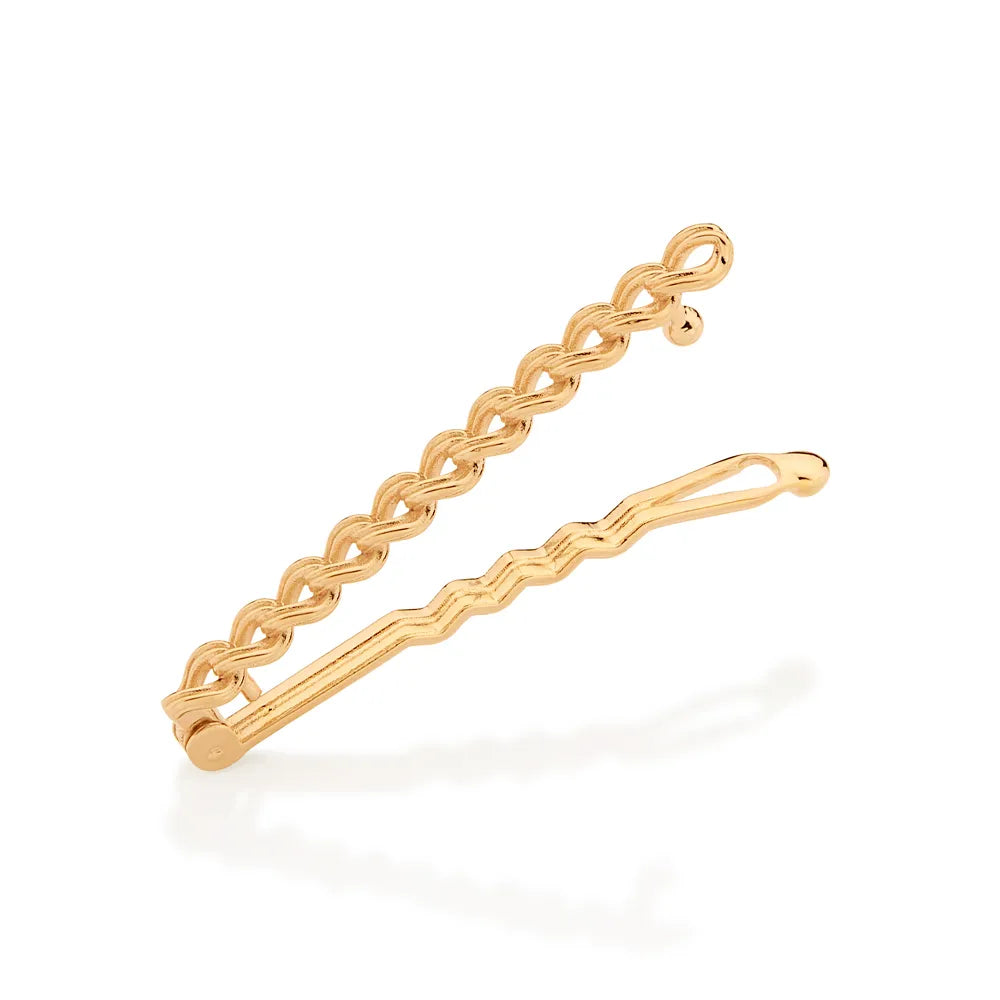 PRESILHA DE CABELO BANHADA A OURO 18K - TAM.ÚNICO 5323660000