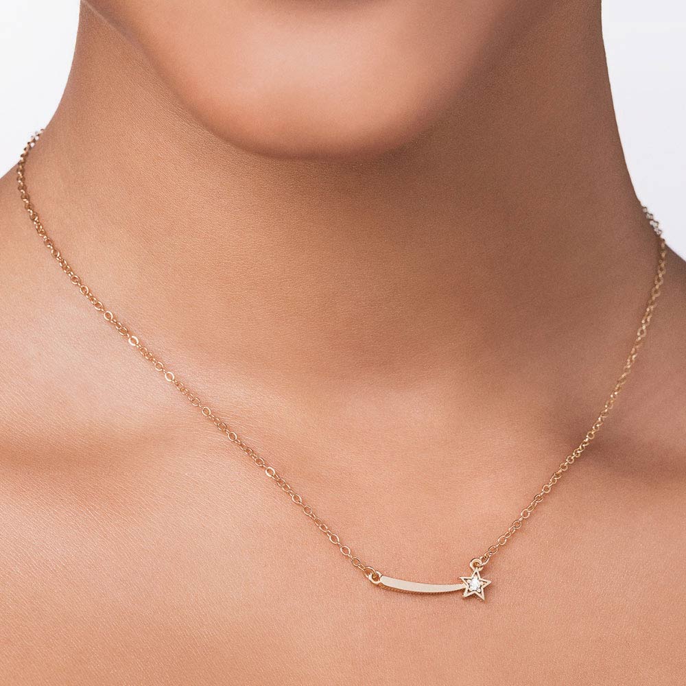 GARGANTILHA VARINHA DE CONDÃO BIBBIDI BOBBIDI BOO BANHADA A OURO 18K COM ZIRCÔNIA - TAM.42 5326074206 5326074206