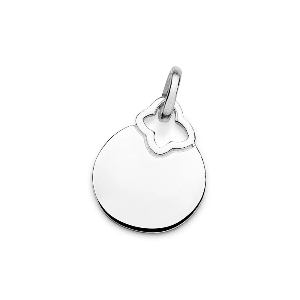 PINGENTE PERSONALIZÁVEL COM LOGO ROMMANEL VAZADO DE PRATA MACIÇA 925 - TAM.ÚNICO 8402880000 8402880000